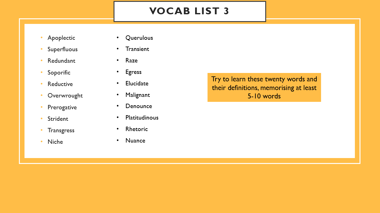 Vocab 